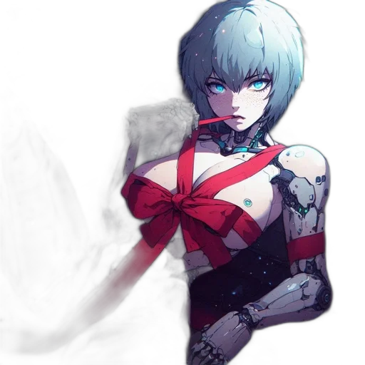 robot, dress, weapon, jacket transparent PNG cut-out