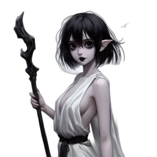 staff, sword, weapon, fantasy art transparent PNG cut-out
