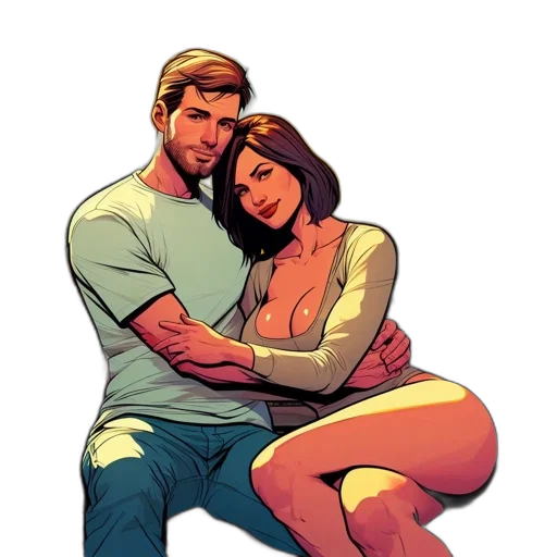 jacket, comic book art, concept art, pixel art transparent PNG cut-out