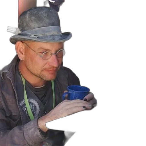 staff, hat, weapon, bottle transparent PNG cut-out