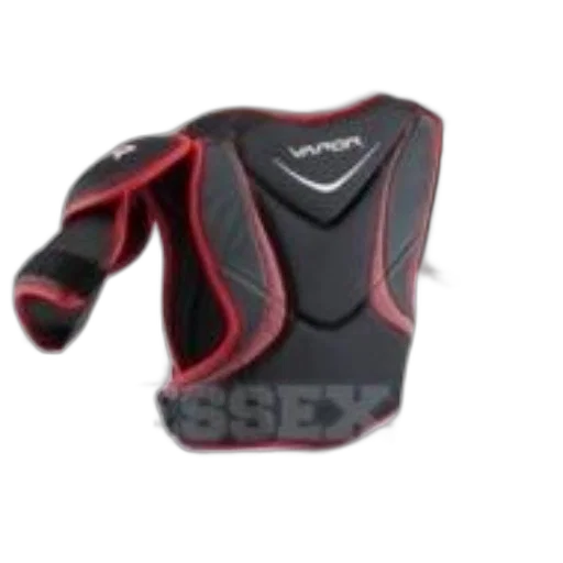 jacket, 3d render, black, red transparent PNG cut-out