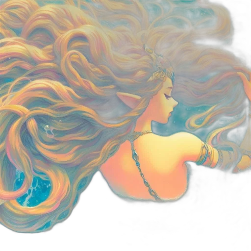 hair, mask, face, crown transparent PNG cut-out