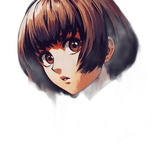 face, hair, mask, creature transparent PNG cut-out