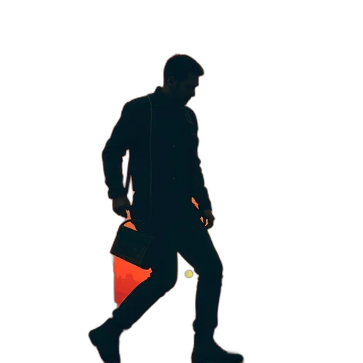 staff, jacket, shoes, umbrella transparent PNG cut-out