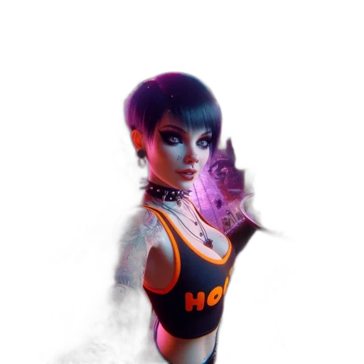 mask, staff, dress, robot transparent PNG cut-out