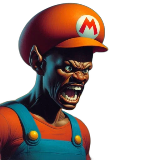 face, hat, mask, concept art transparent PNG cut-out