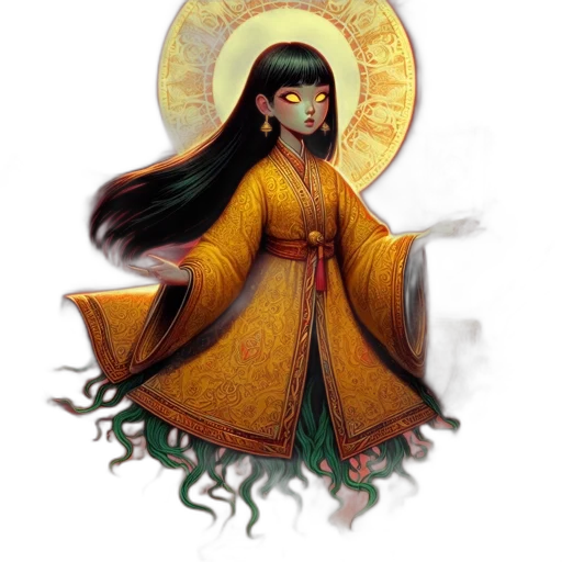 fantasy art, concept art, watercolor, pixel art transparent PNG cut-out
