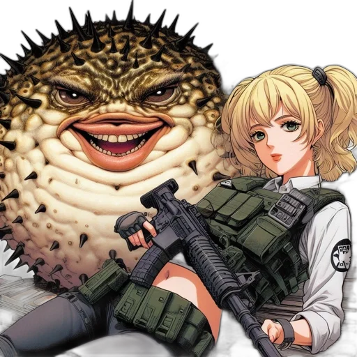 weapon, animal, creature, food transparent PNG cut-out