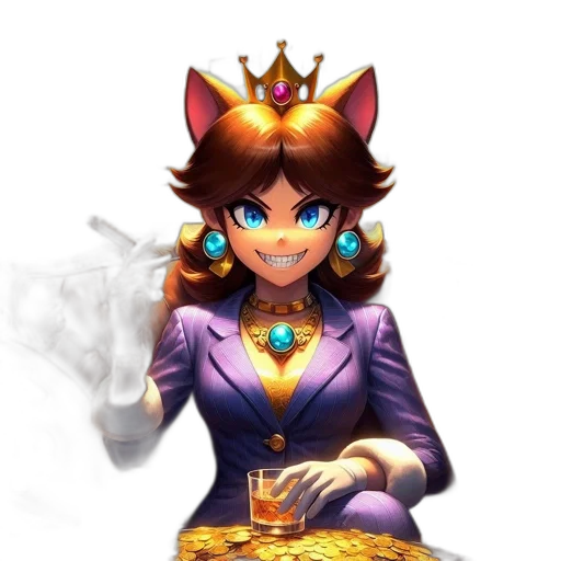 crown, staff, jewelry, pixel art transparent PNG cut-out