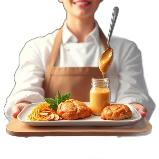 food, staff, face, photorealistic transparent PNG cut-out