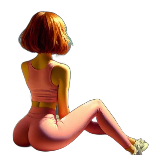 dress, hat, hair, robot transparent PNG cut-out