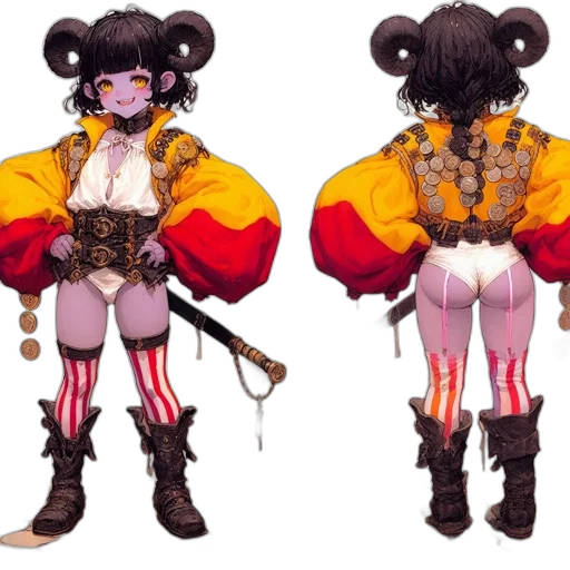 jacket, concept art, cyberpunk, fantasy art transparent PNG cut-out