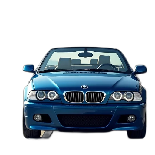 car, face, photorealistic, 3d render transparent PNG cut-out