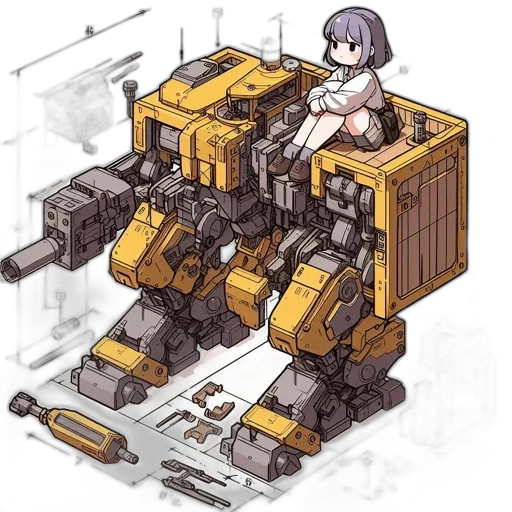 robot, weapon, furniture, animal transparent PNG cut-out