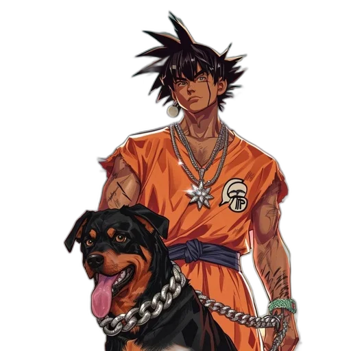 animal, comic book art, concept art, anime transparent PNG cut-out
