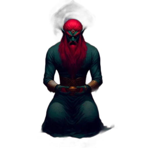 mask, staff, creature, face transparent PNG cut-out