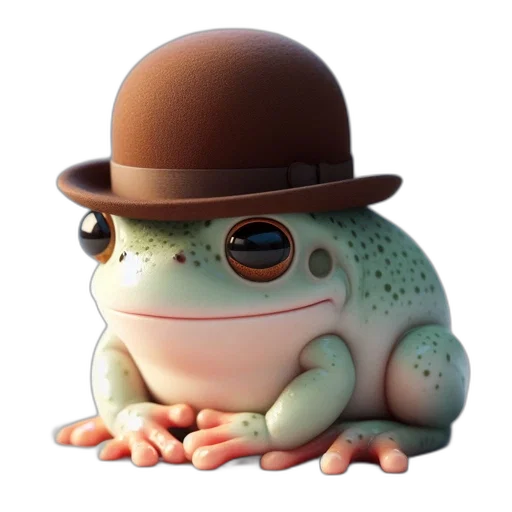 hat, animal, creature, staff transparent PNG cut-out