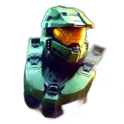 robot, weapon, face, concept art transparent PNG cut-out