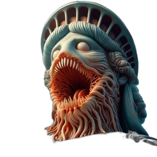 creature, mask, face, concept art transparent PNG cut-out