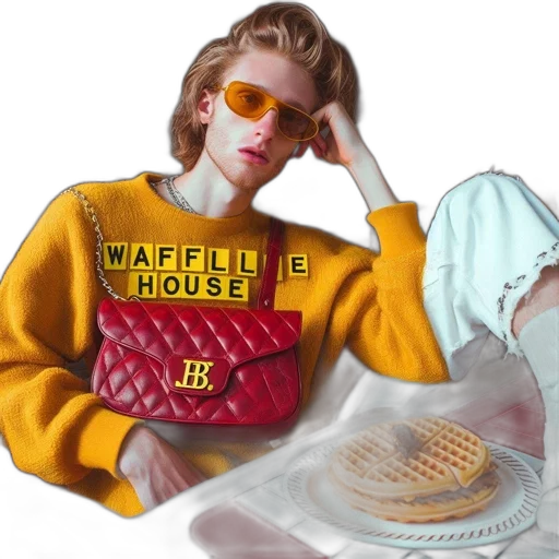 jacket, food, robot, vaporwave transparent PNG cut-out
