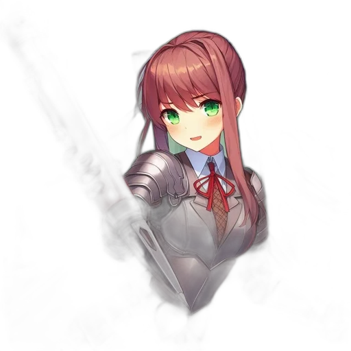 weapon, staff, face, creature transparent PNG cut-out
