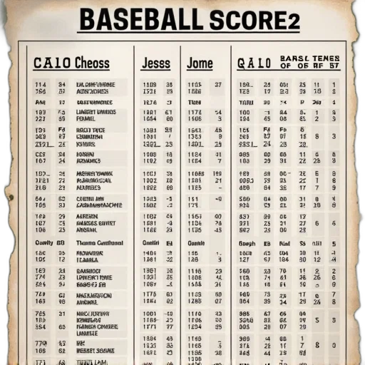 baseball, score, sheet, regard transparent PNG cut-out
