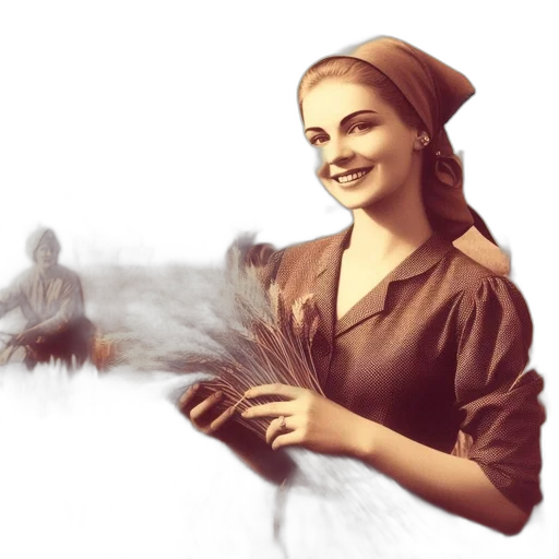 staff, weapon, hat, hair transparent PNG cut-out