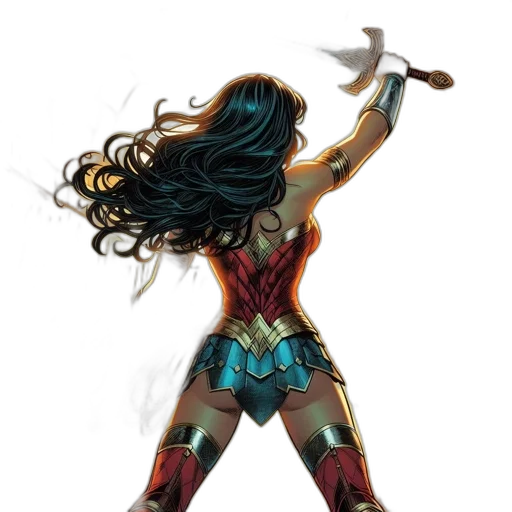 comic book art, concept art, fantasy art, image transparent PNG cut-out