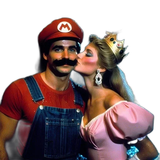 hat, mario, princess, peach transparent PNG cut-out