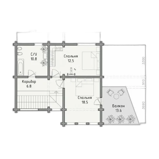 building, furniture, 3d render, concept art transparent PNG cut-out