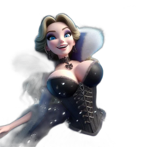 dress, 3d render, concept art, fantasy art transparent PNG cut-out