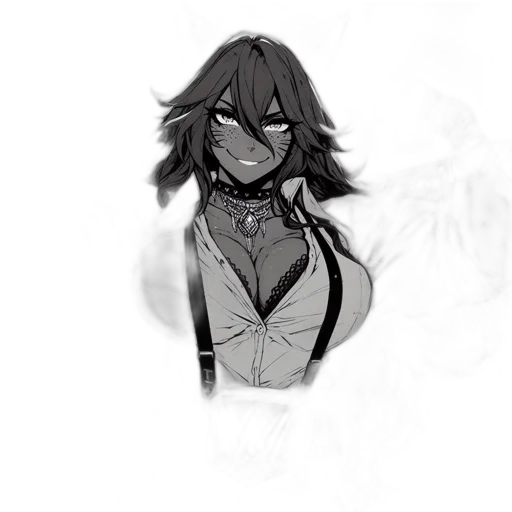 mask, creature, face, staff transparent PNG cut-out