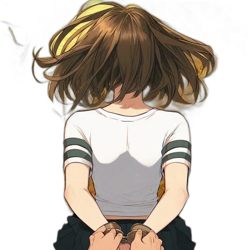hair, dress, jacket, weapon transparent PNG cut-out