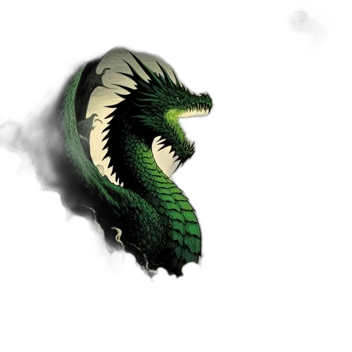 dragon, creature, mask, animal transparent PNG cut-out