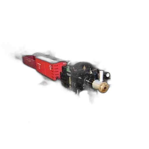 weapon, 3d render, model, train transparent PNG cut-out