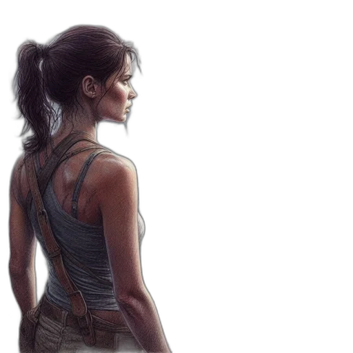 concept art, comic book art, photorealistic, fantasy art transparent PNG cut-out