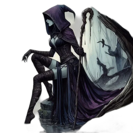 mask, dress, creature, concept art transparent PNG cut-out