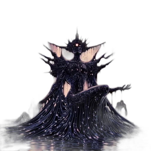 crown, creature, dress, dragon transparent PNG cut-out