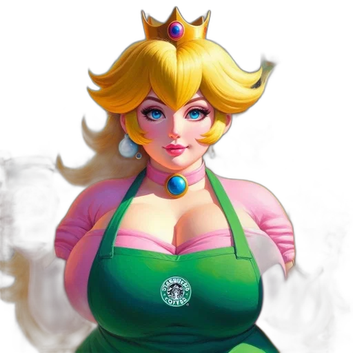 dress, crown, staff, concept art transparent PNG cut-out