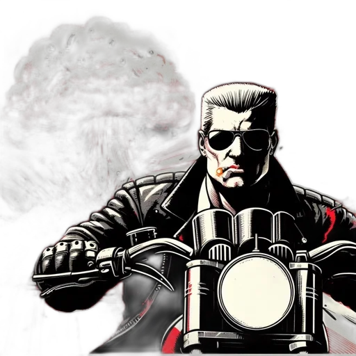 jacket, comic book art, concept art, cartoon transparent PNG cut-out