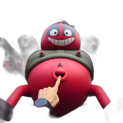 robot, creature, staff, mask transparent PNG cut-out