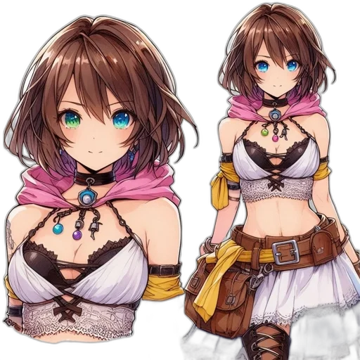 dress, fantasy art, concept art, pixel art transparent PNG cut-out