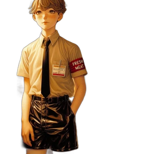 staff, jacket, pixel art, concept art transparent PNG cut-out