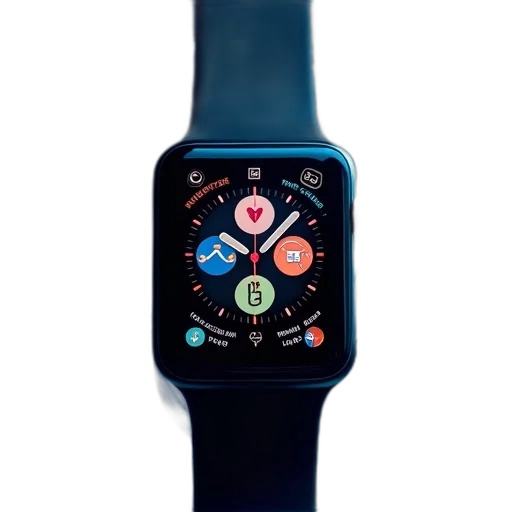 jewelry, blue, close-up, smartwatch transparent PNG cut-out