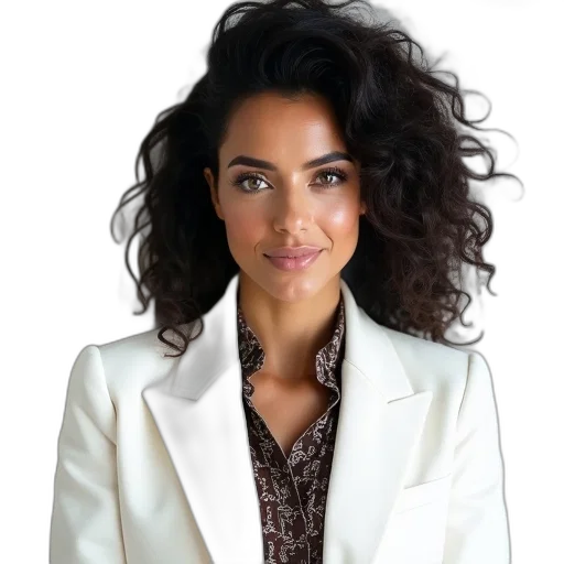 jacket, staff, jewelry, hair transparent PNG cut-out