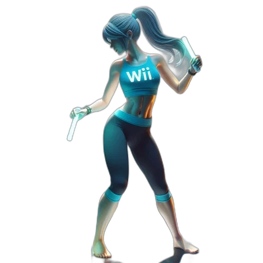 weapon, dress, hair, staff transparent PNG cut-out