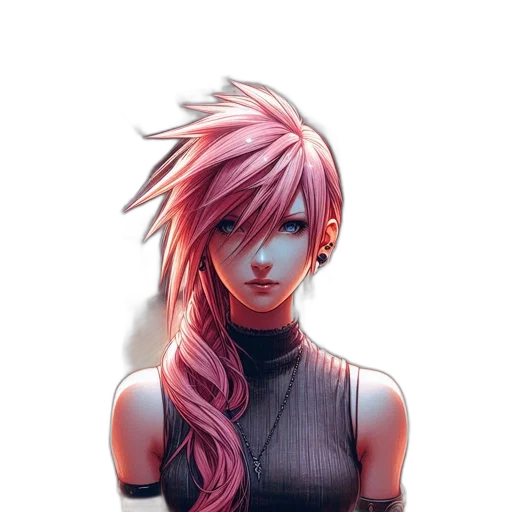 hair, face, mask, staff transparent PNG cut-out
