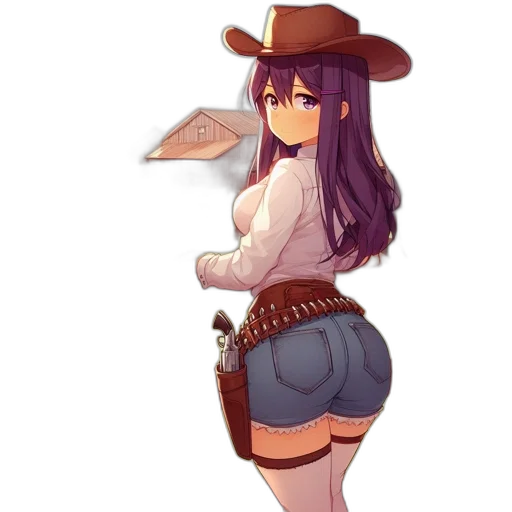 hat, weapon, staff, robot transparent PNG cut-out