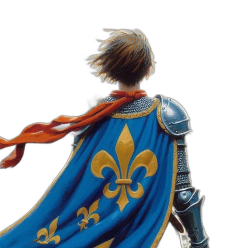 sword, crown, weapon, jacket transparent PNG cut-out