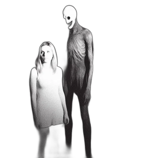 creature, dress, mask, robot transparent PNG cut-out